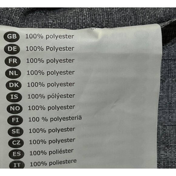 2 Ikea Hannalena Curtain Panels Grey 57" X 98.5" Polyester Drapery Window Coveri - Picture 5 of 7